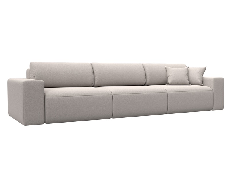 Диван прямой Лига-036 НПБ Классик Лонг, Замша, JOLY 05 бежевый