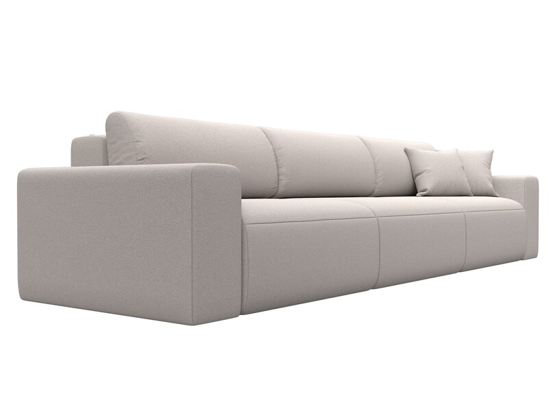 Диван прямой Лига-036 НПБ Классик Лонг, Замша, JOLY 05 бежевый