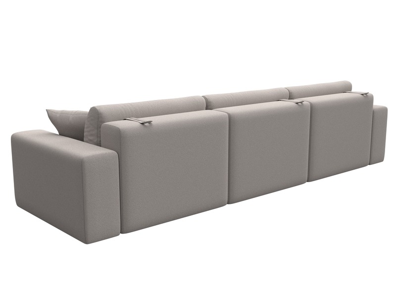 Диван прямой Лига-036 НПБ Классик Лонг, Замша, JOLY 05 бежевый