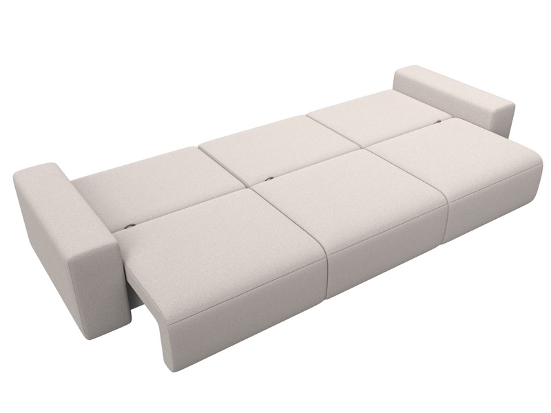 Диван прямой Лига-036 НПБ Классик Лонг, Замша, JOLY 05 бежевый