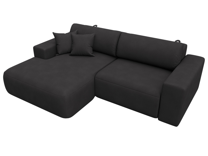 Диван угловой Лига-036 НПБ Классик левый угол, Замша, JOLY 08 коричневый