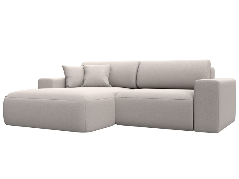 Диван угловой Лига-036 НПБ Классик левый угол, Замша, JOLY 05 бежевый