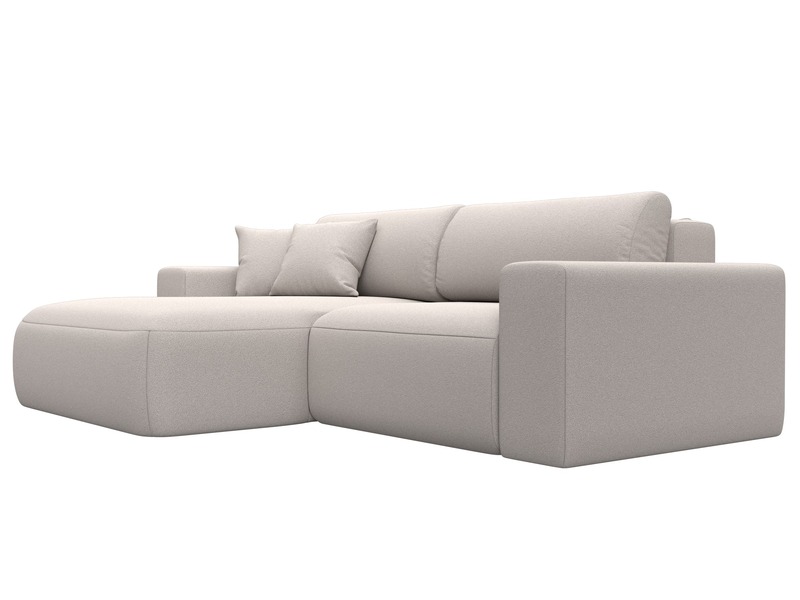 Диван угловой Лига-036 НПБ Классик левый угол, Замша, JOLY 05 бежевый