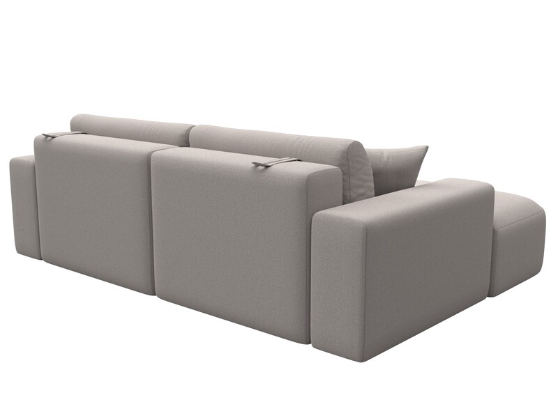 Диван угловой Лига-036 НПБ Классик левый угол, Замша, JOLY 05 бежевый