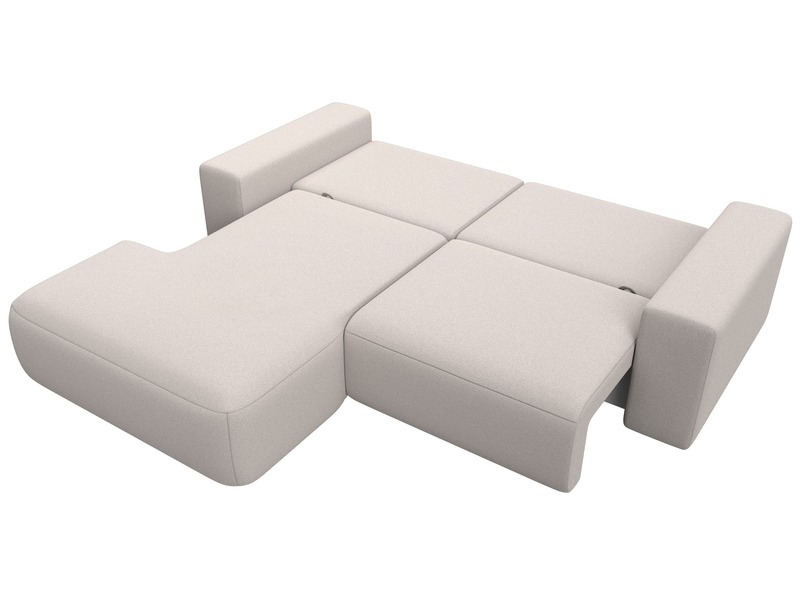 Диван угловой Лига-036 НПБ Классик левый угол, Замша, JOLY 05 бежевый