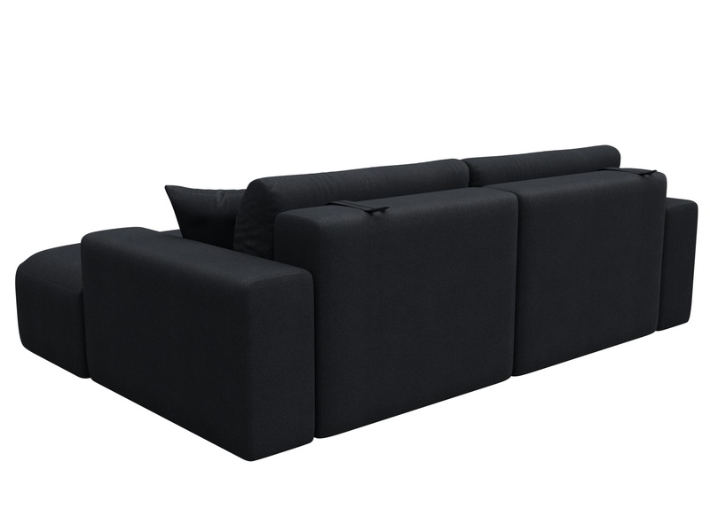 Диван угловой Лига-036 НПБ Классик правый угол, Замша, JOLY 16 темно-серый