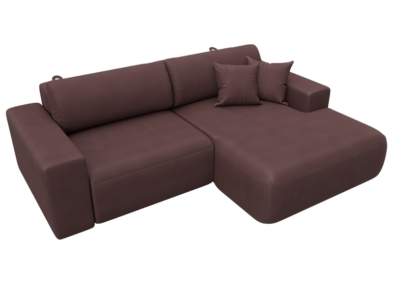 Диван угловой Лига-036 НПБ Классик правый угол, Замша, JOLY 09 бордовый