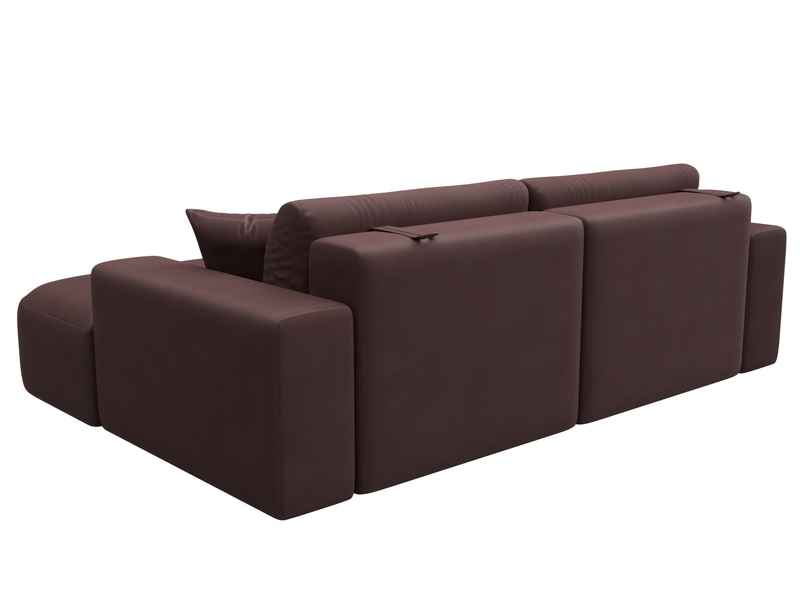 Диван угловой Лига-036 НПБ Классик правый угол, Замша, JOLY 09 бордовый