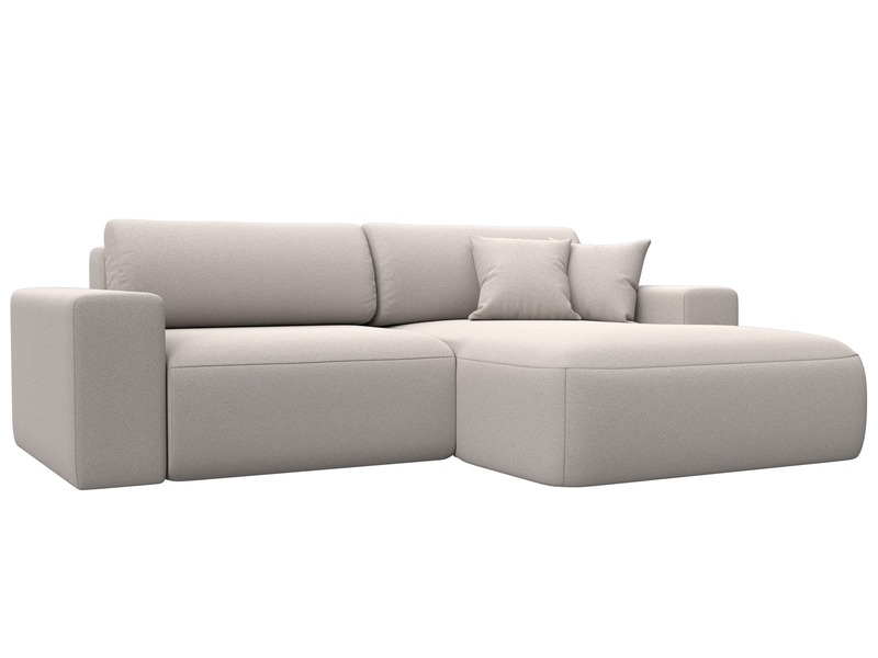 Диван угловой Лига-036 НПБ Классик правый угол, Замша, JOLY 05 бежевый