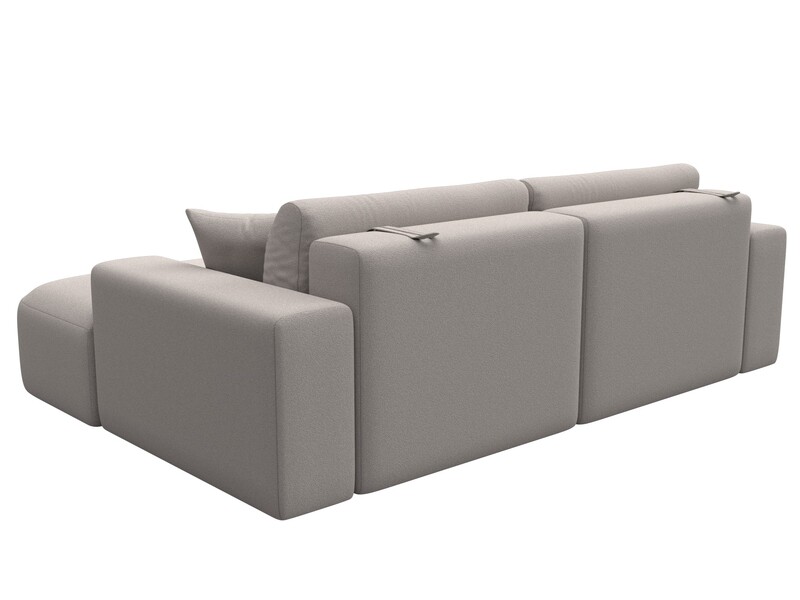 Диван угловой Лига-036 НПБ Классик правый угол, Замша, JOLY 05 бежевый