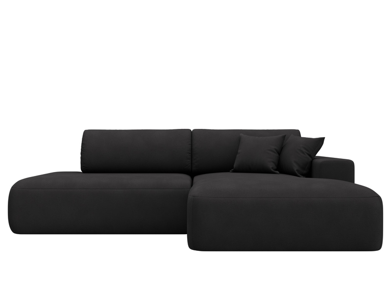 Диван угловой Лига-036 НПБ Модерн правый угол, Замша, JOLY 08 коричневый