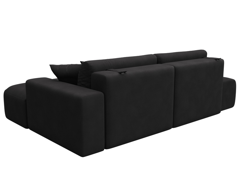 Диван угловой Лига-036 НПБ Модерн правый угол, Замша, JOLY 08 коричневый