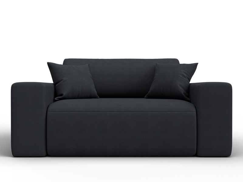 Кресло Лига-036 НПБ, Замша, JOLY 16 темно-серый