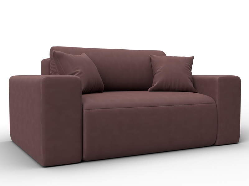 Кресло Лига-036 НПБ, Замша, JOLY 09 бордовый