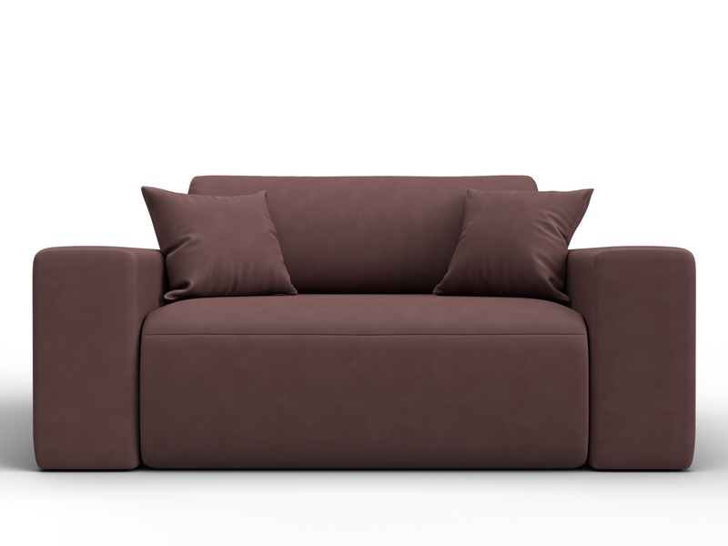 Кресло Лига-036 НПБ, Замша, JOLY 09 бордовый