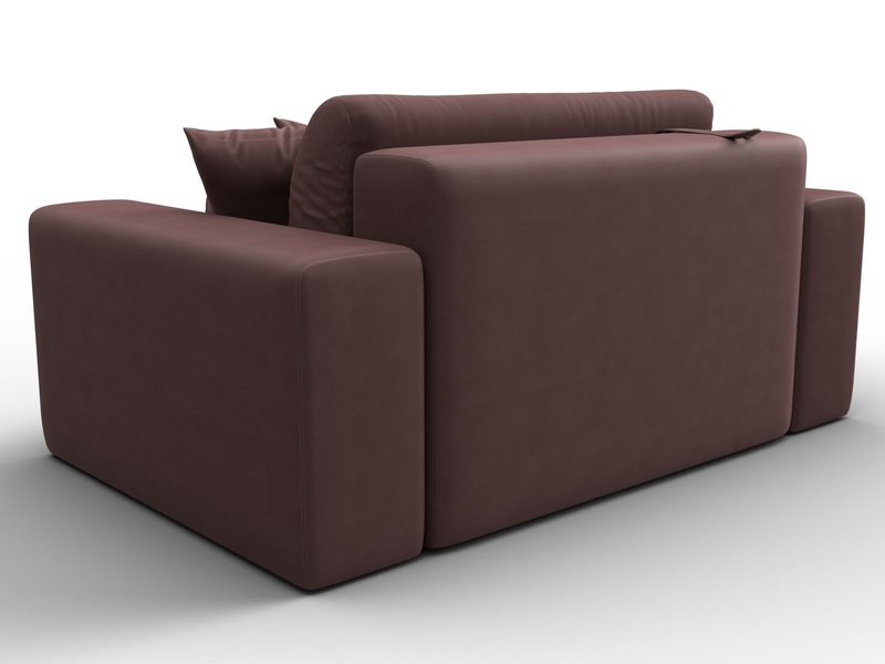 Кресло Лига-036 НПБ, Замша, JOLY 09 бордовый