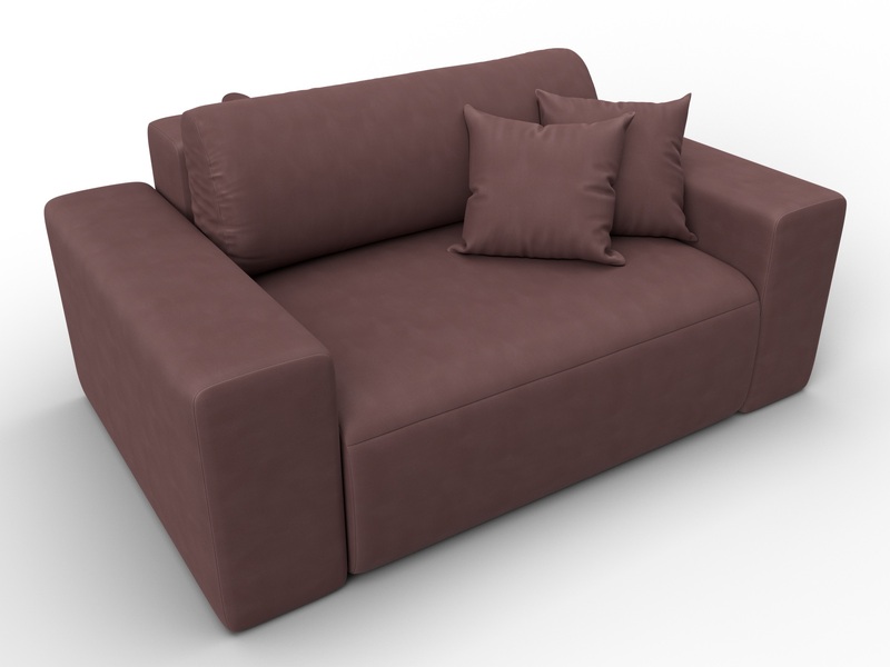 Кресло Лига-036 НПБ, Замша, JOLY 09 бордовый