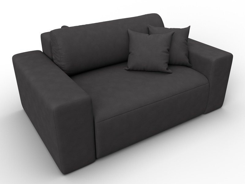 Кресло Лига-036 НПБ, Замша, JOLY 08 коричневый