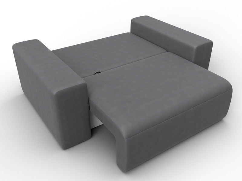 Кресло Лига-036 НПБ, Замша, JOLY 13 серый