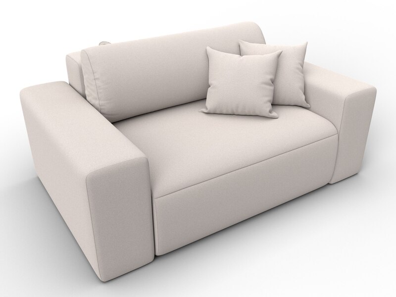 Кресло Лига-036 НПБ, Замша, JOLY 05 бежевый