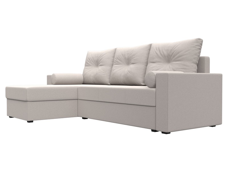 Диван угловой Верона Лайт левый угол, Замша, JOLY 05 бежевый