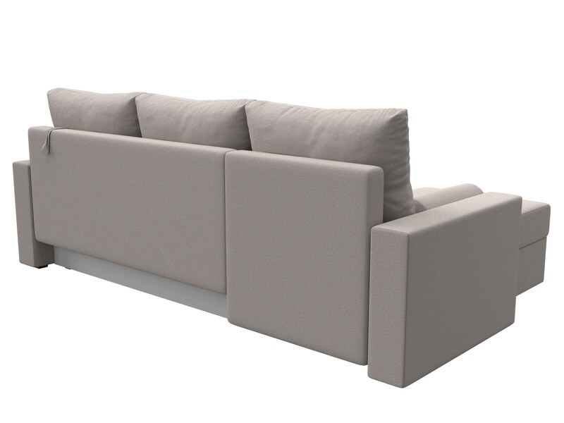 Диван угловой Верона Лайт левый угол, Замша, JOLY 05 бежевый