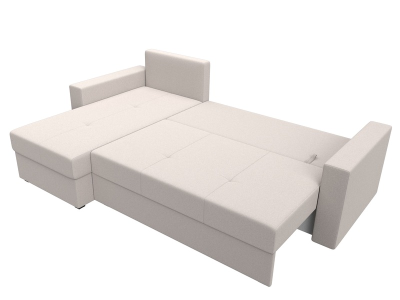 Диван угловой Верона Лайт левый угол, Замша, JOLY 05 бежевый