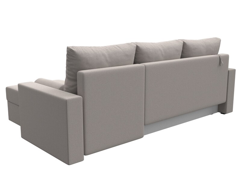 Диван угловой Верона Лайт правый угол, Замша, JOLY 05 бежевый