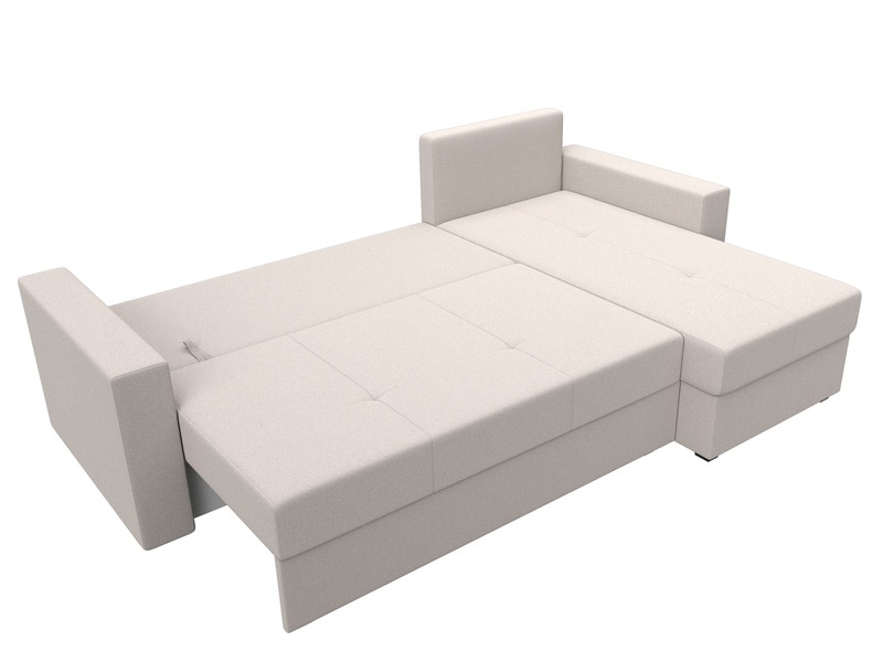 Диван угловой Верона Лайт правый угол, Замша, JOLY 05 бежевый