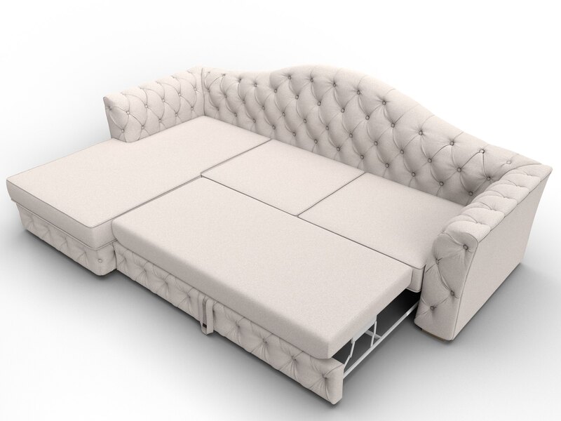 Диван угловой Артис левый угол, Замша, JOLY 05 бежевый