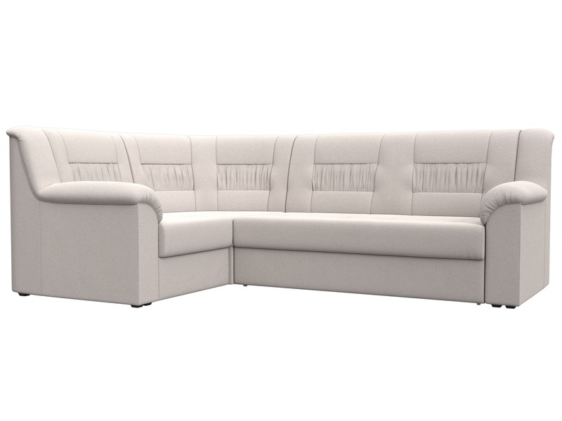 Диван угловой Карелия левый угол, Замша, JOLY 05 бежевый