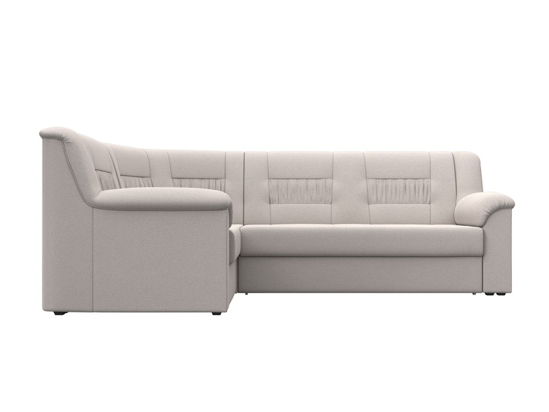 Диван угловой Карелия левый угол, Замша, JOLY 05 бежевый