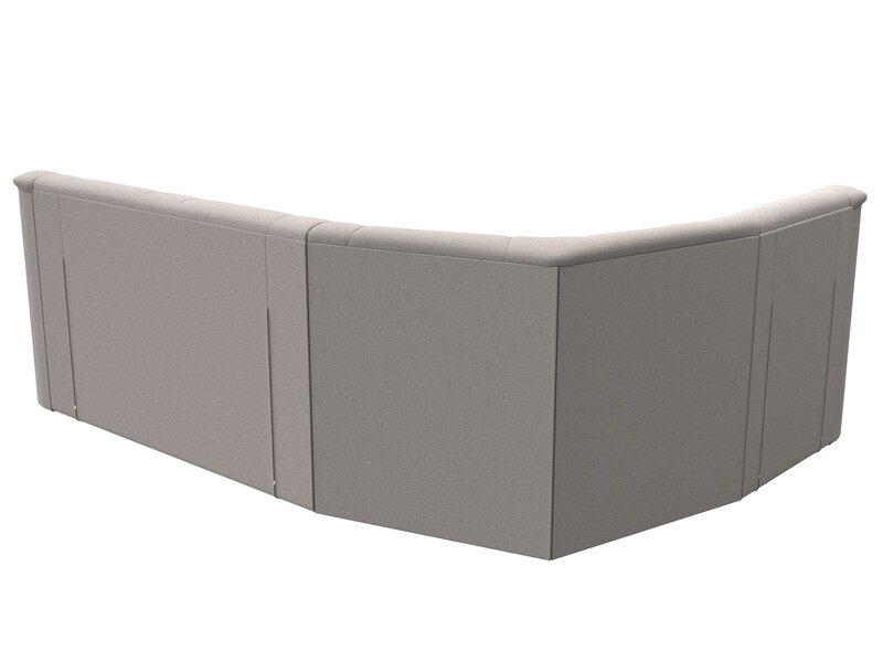 Диван угловой Карелия левый угол, Замша, JOLY 05 бежевый