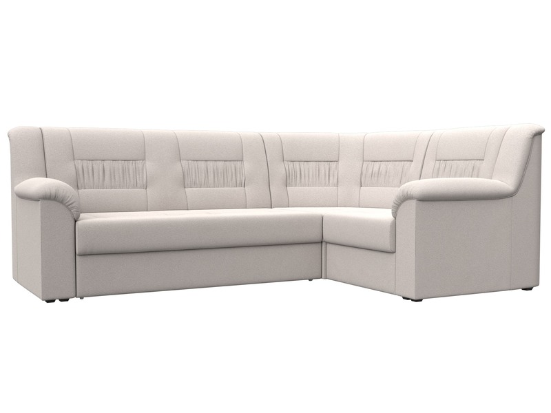 Диван угловой Карелия правый угол, Замша, JOLY 05 бежевый