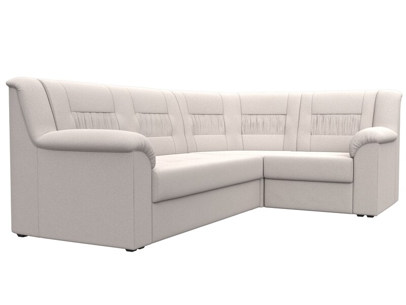 Диван угловой Карелия правый угол, Замша, JOLY 05 бежевый