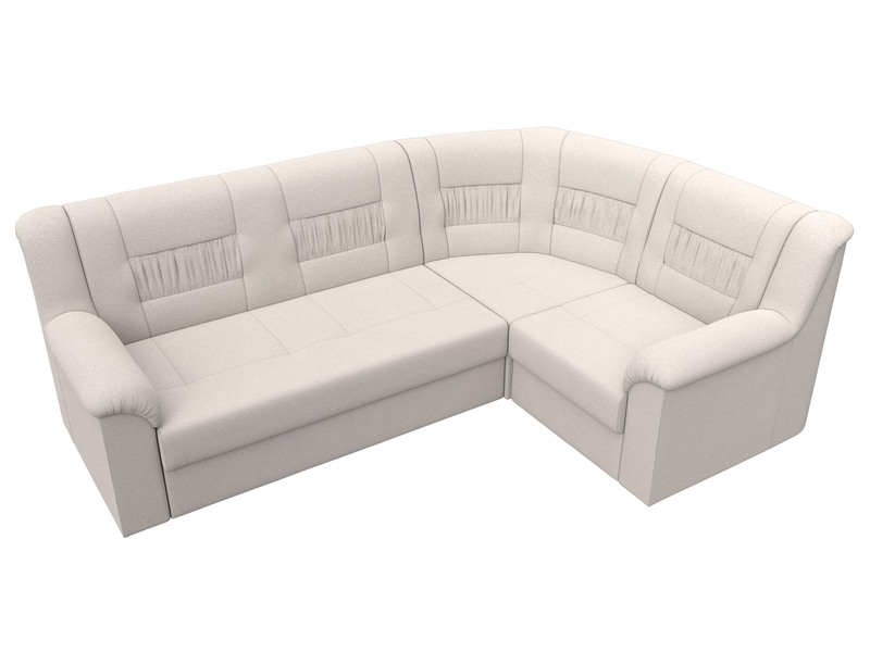 Диван угловой Карелия правый угол, Замша, JOLY 05 бежевый