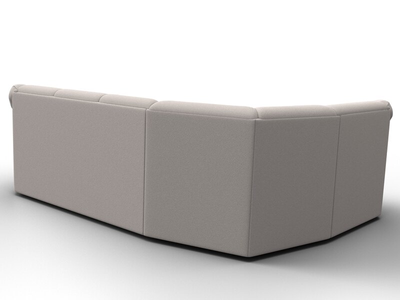 Диван угловой Карнелла левый угол, Замша, JOLY 05 бежевый