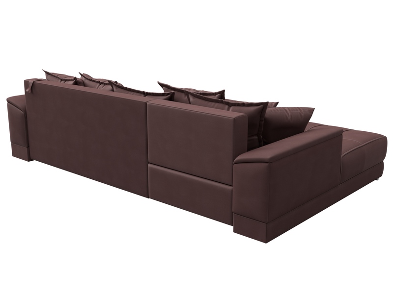 Диван угловой НордСтар левый угол, Замша, JOLY 09 бордовый