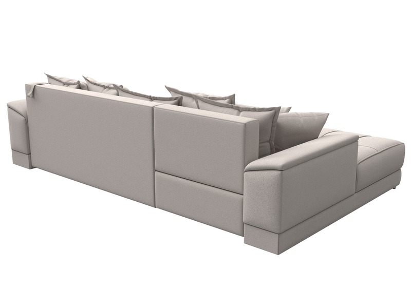 Диван угловой НордСтар левый угол, Замша, JOLY 05 бежевый