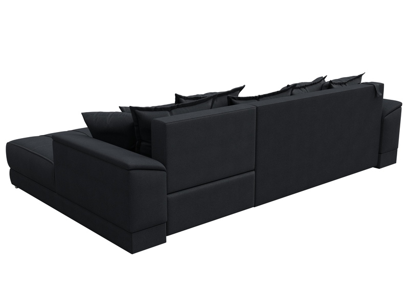 Диван угловой НордСтар правый угол, Замша, JOLY 16 темно-серый