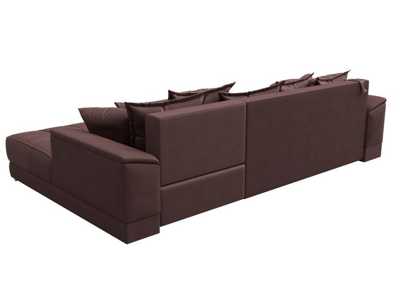 Диван угловой НордСтар правый угол, Замша, JOLY 09 бордовый