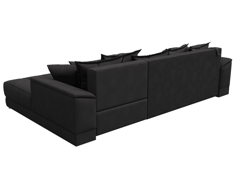 Диван угловой НордСтар правый угол, Замша, JOLY 08 коричневый