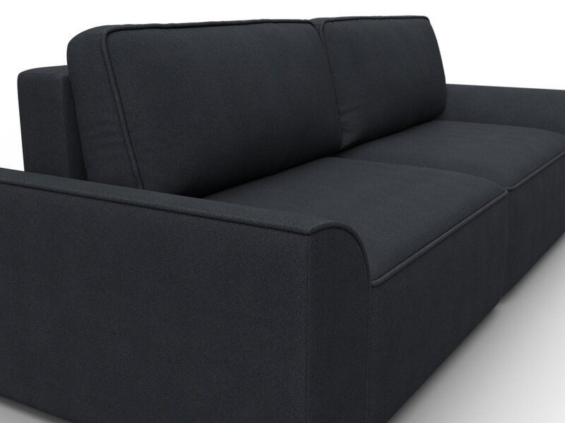 Диван прямой Лига-048 НПБ, Замша, JOLY 16 темно-серый