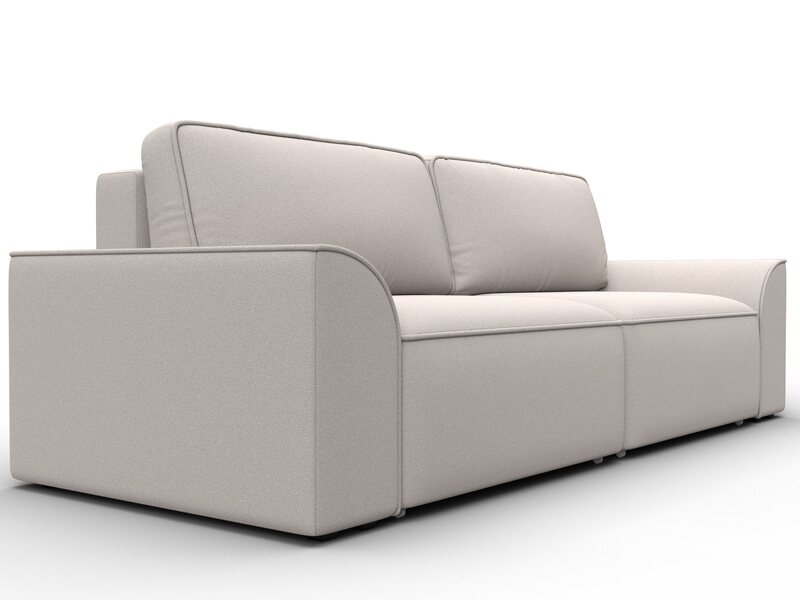 Диван прямой Лига-048 НПБ, Замша, JOLY 05 бежевый