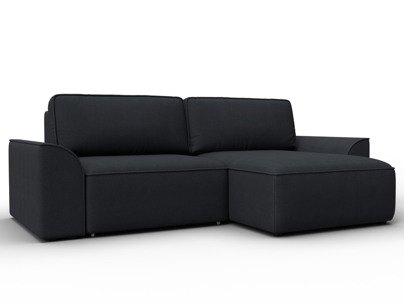 Диван угловой Лига-048 НПБ, Замша, JOLY 16 темно-серый