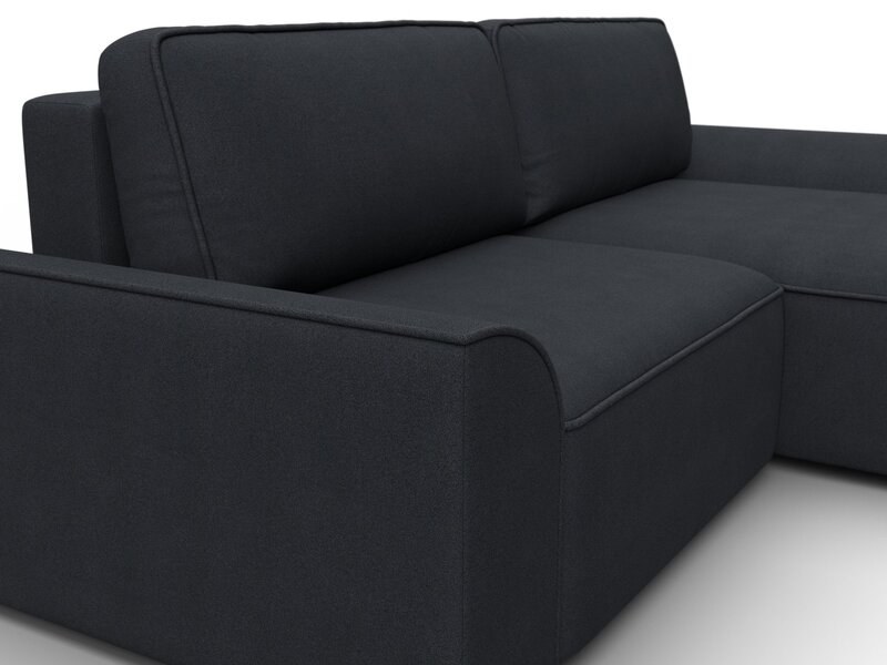 Диван угловой Лига-048 НПБ, Замша, JOLY 16 темно-серый