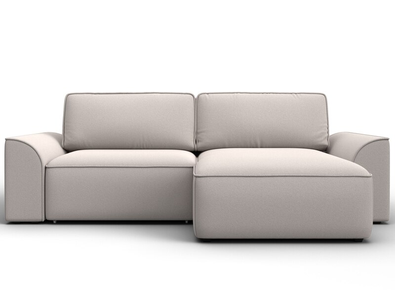 Диван угловой Лига-048 НПБ, Замша, JOLY 05 бежевый