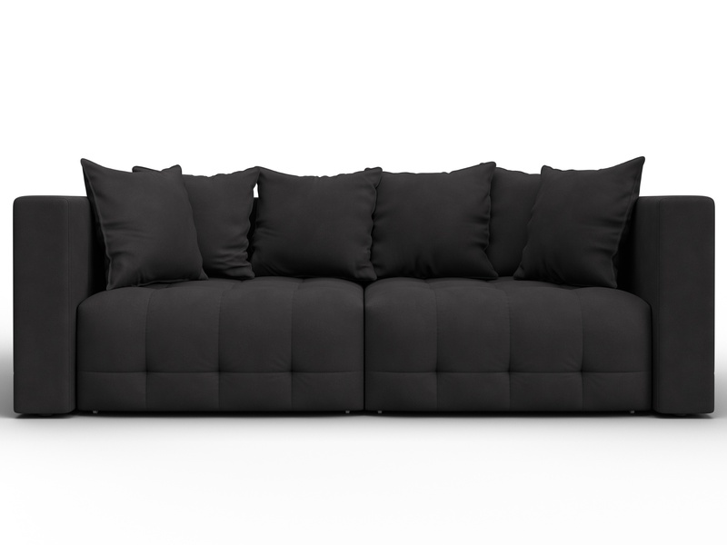 Диван прямой Лига-052 НПБ, Замша, JOLY 08 коричневый