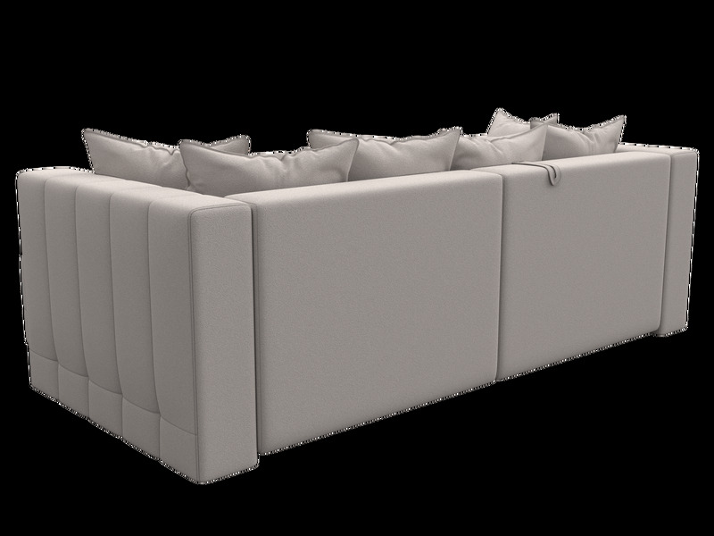 Диван угловой Лига-052 НПБ угол универсальный, Замша, JOLY 05 бежевый