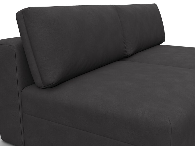 Диван прямой модульный Лига-060 НПБ, Замша, JOLY 08 коричневый